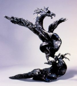 welded steel | horse-bird series