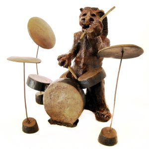 bronze | 5-piece animal band | drummer